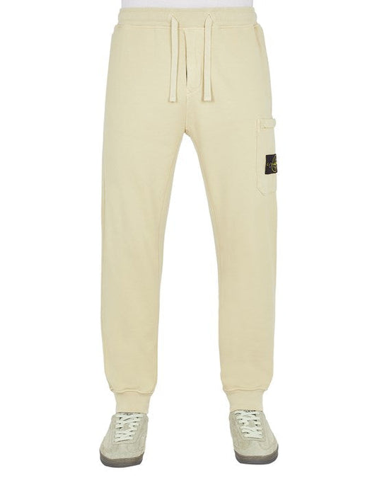 PANTALON DE JOGGING EN MOLLETON COUPE CLASSIQUE Sable