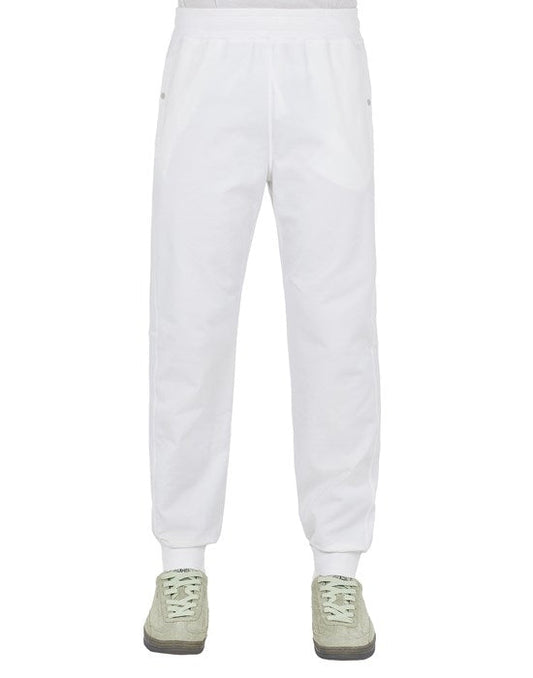 PANTALON DE JOGGING EN MOLLETON Blanc