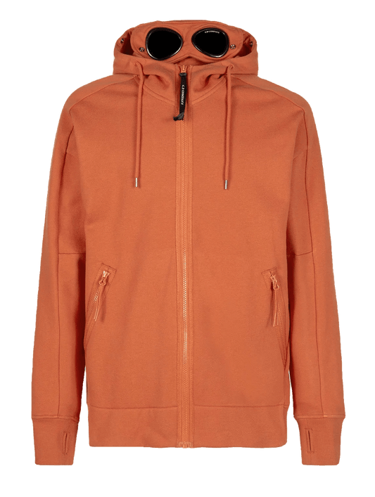 Pull à capuche zipé Classique Orange