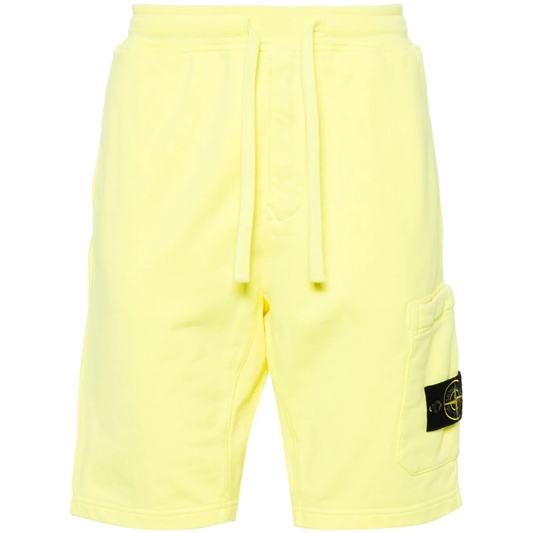 Short Cargo en Coton : Jaune