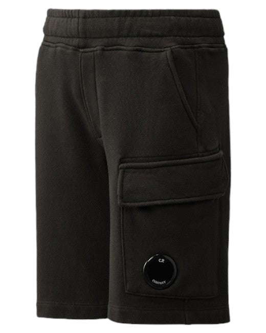 Short Cargo en Coton : Noir