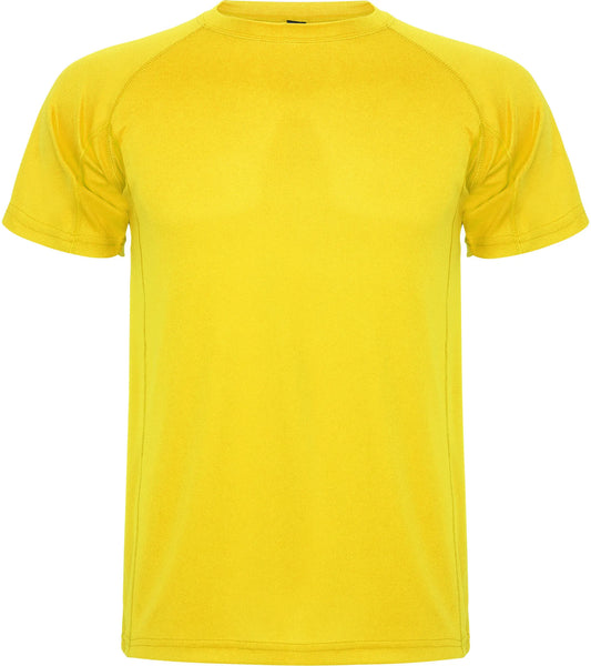 tee shirt jaune - maillot uni